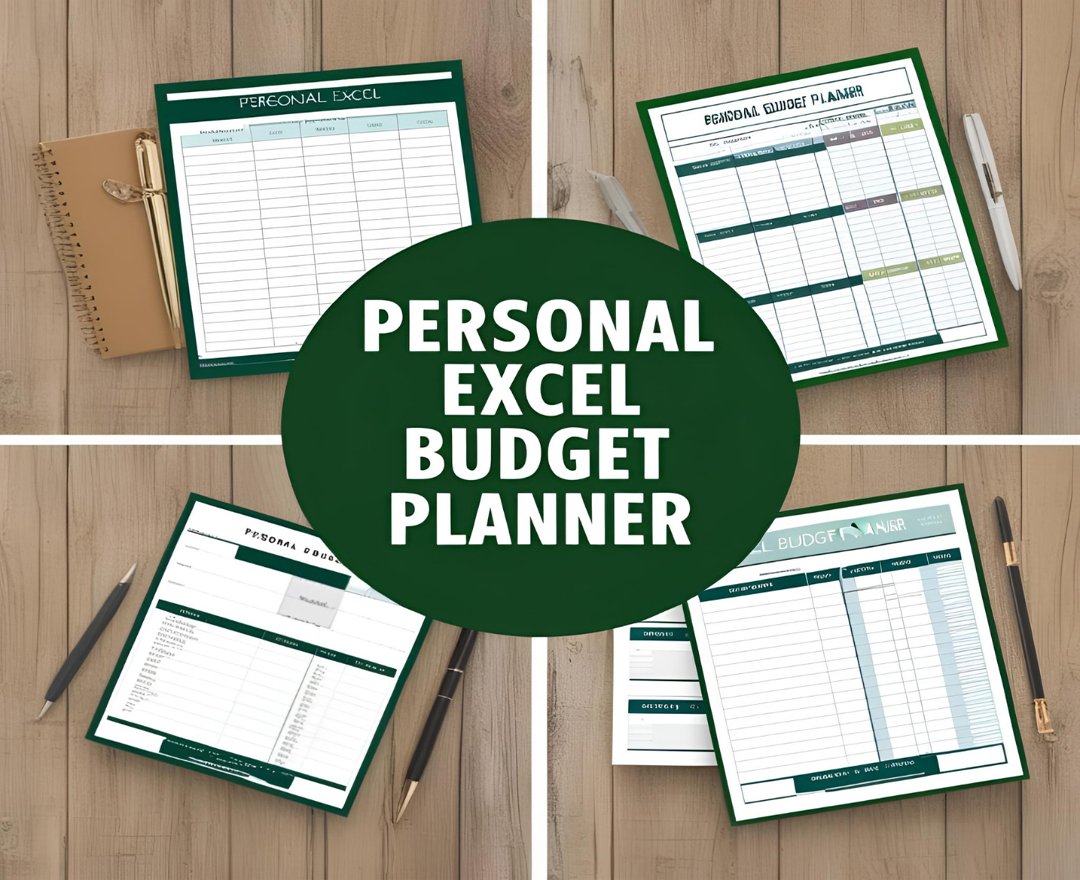 Bundle Of Personal Excel Budget Planner– Manage Your Finances, Set Milestones