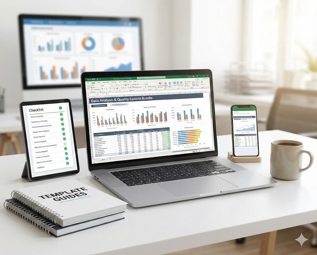 Excel Template Collection for Data Analysis and Quality Control Management