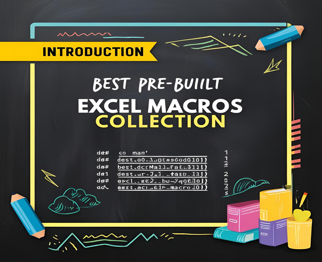 Best Pre-Built Excel Macros Collection – E-Book for Instant Productivity