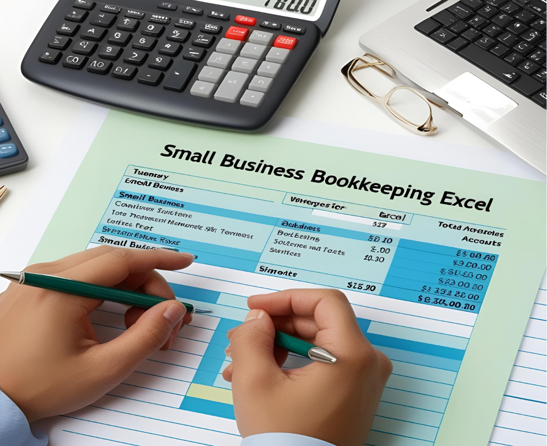 Small Business Bookkeeping Excel Planner-Effortless finance management