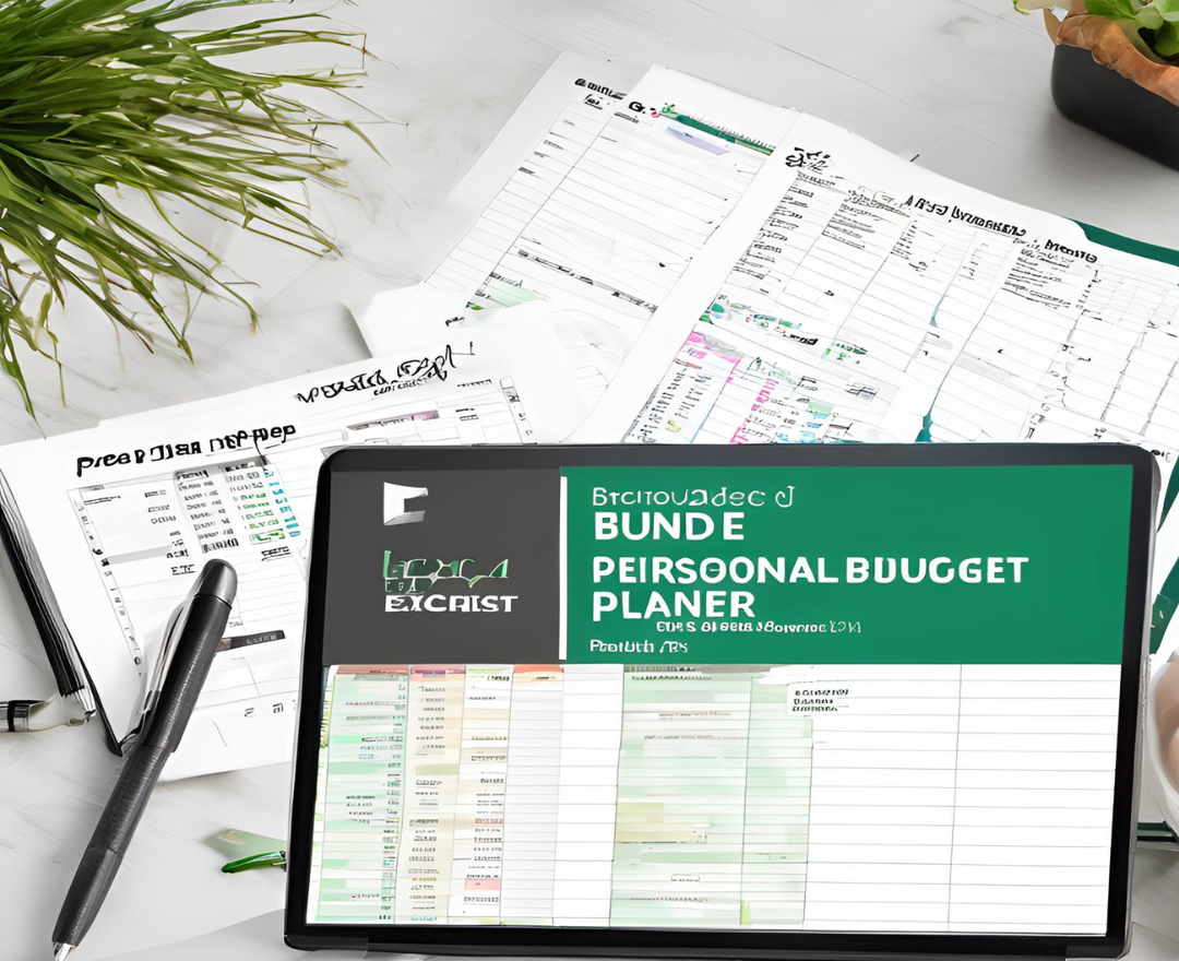 Bundle Of Personal Excel Budget Planner– Manage Your Finances, Set Milestones