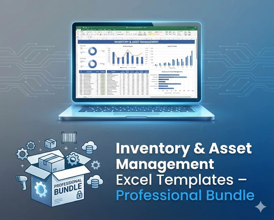 Inventory & Asset Management Excel Templates – Professional Bundle