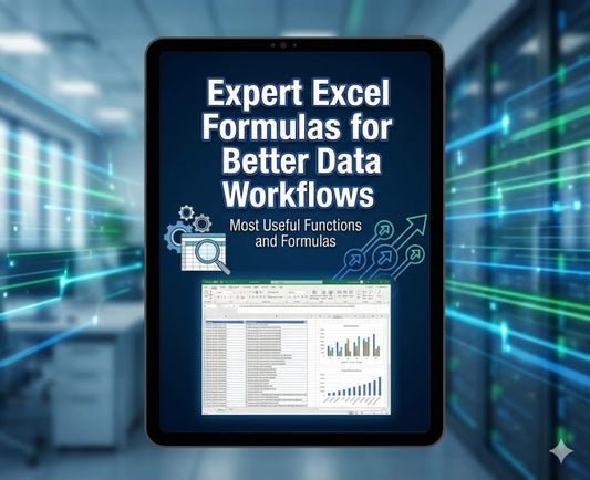 Expert Excel Formulas For Better Data Workflows -e Book