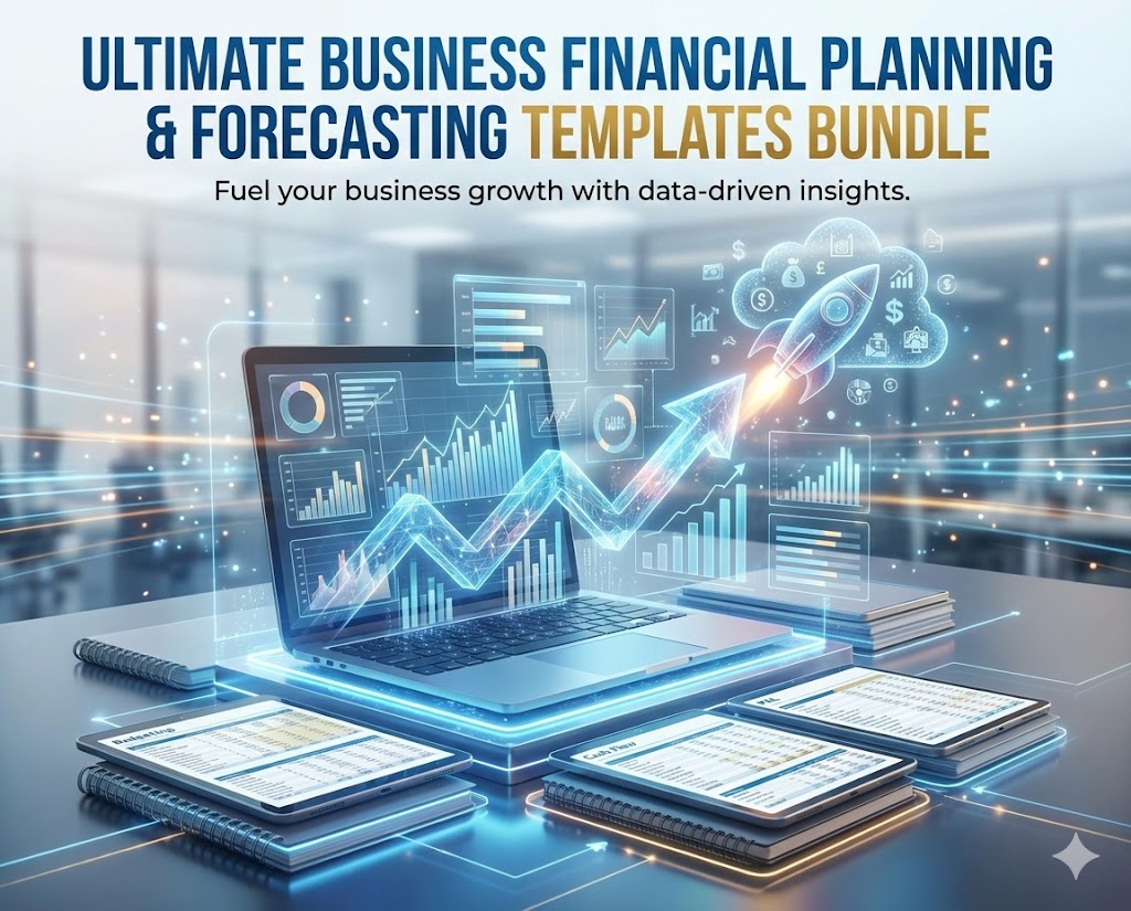 Ultimate Business Financial Planning & Forecasting Templates Bundle