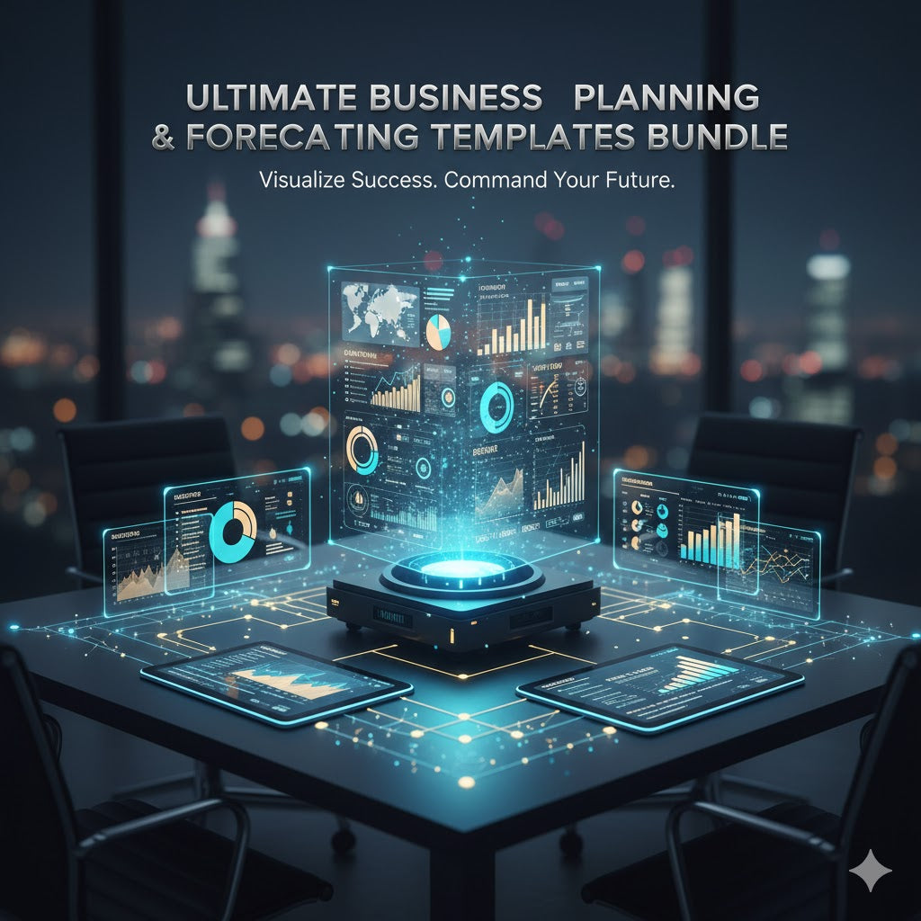 Ultimate Business Financial Planning & Forecasting Templates Bundle
