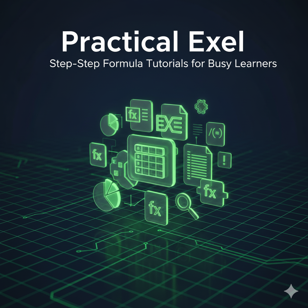 Microsoft Excel Mastery Pack: 10 eBooks from Zero to Advanced Formulas, Functions, and Dashboards